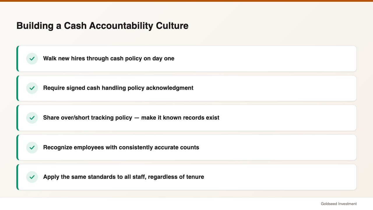 Building a Cash Accountability Culture