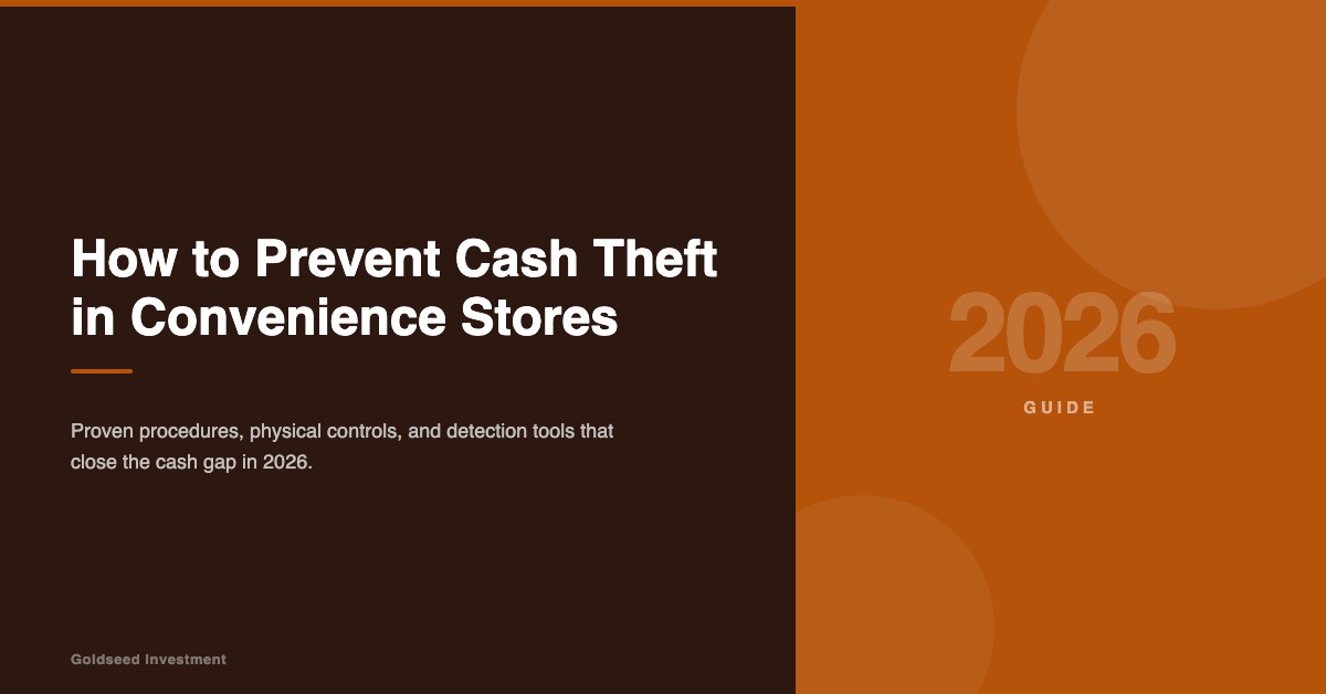 How to Prevent Cash Theft in Convenience Stores