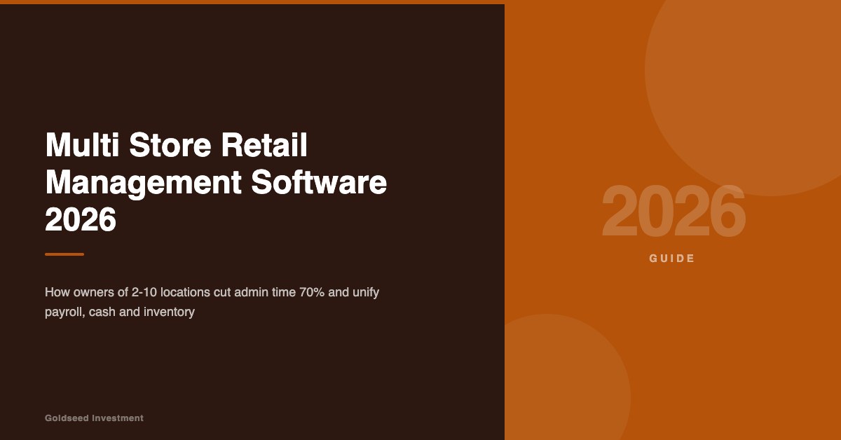 Multi Store Retail Management Software 2026