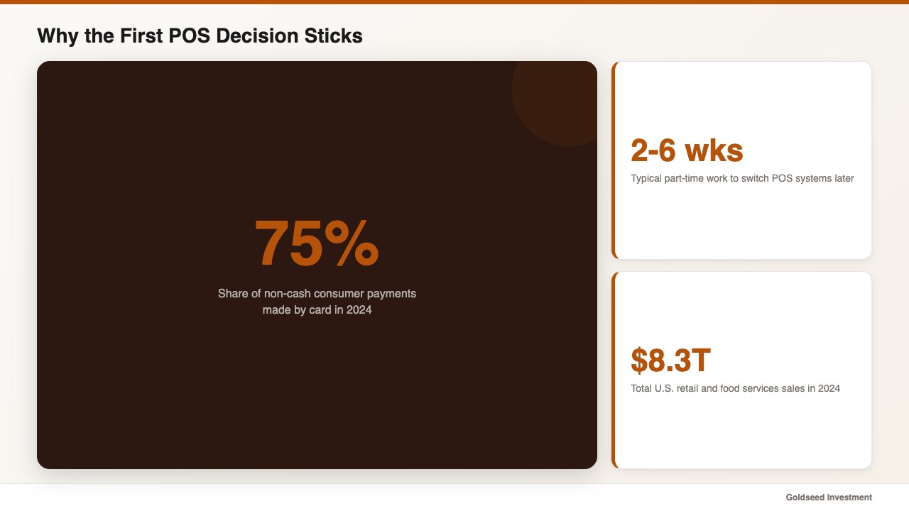 Why the First POS Decision Sticks