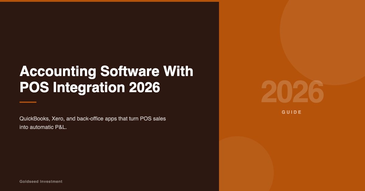 Accounting Software With POS Integration 2026