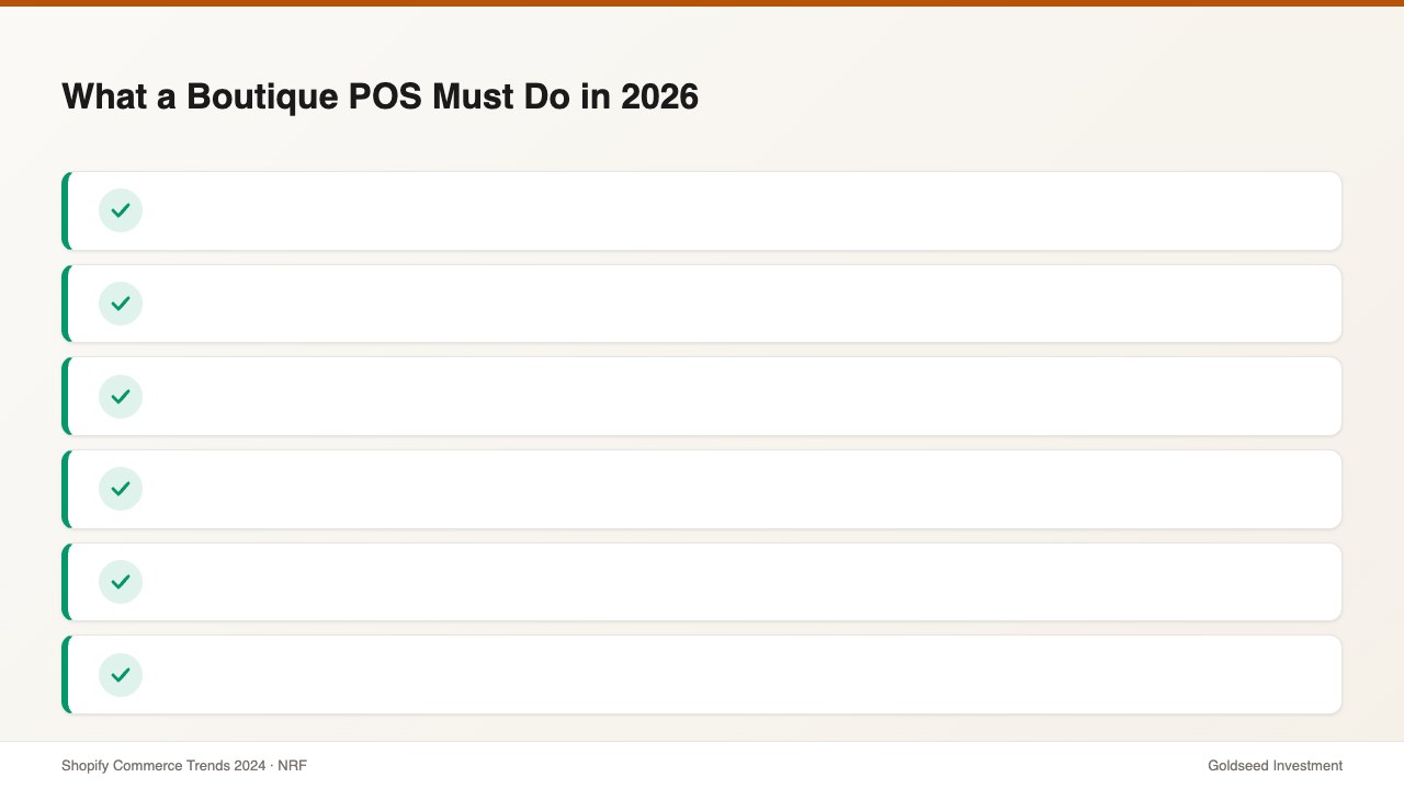 What a Boutique POS Must Do in 2026