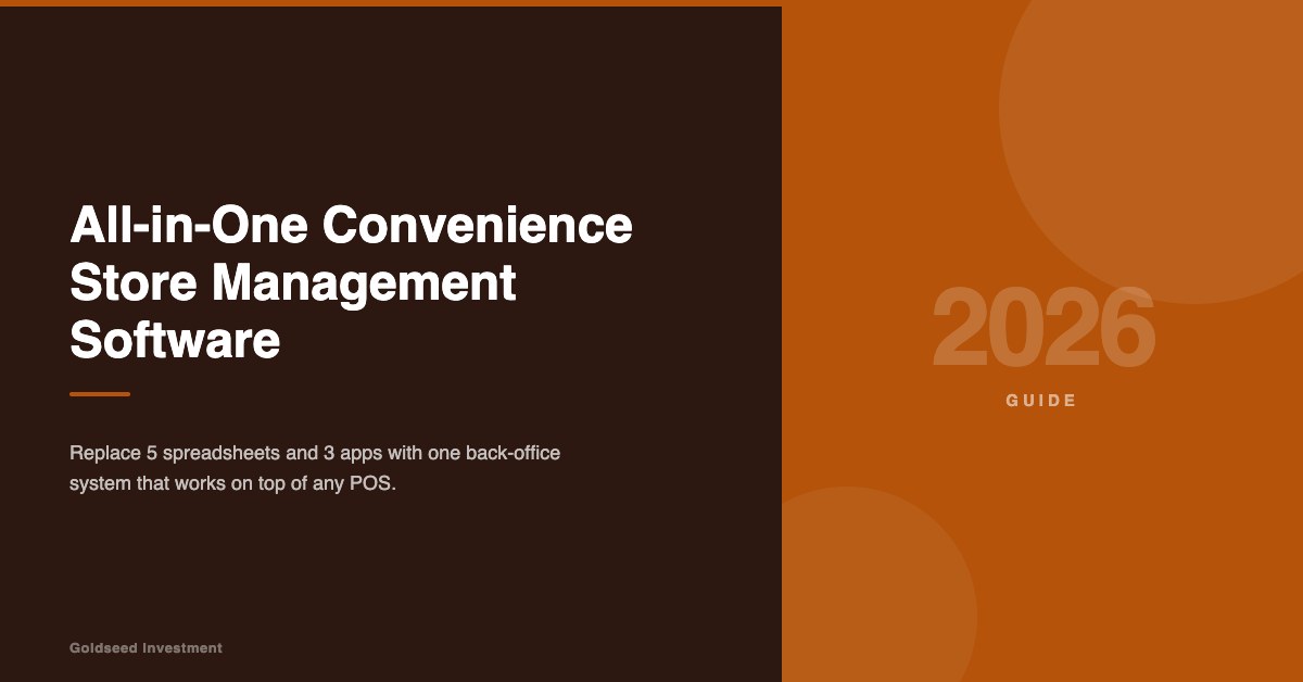 All-in-One Convenience Store Management Software